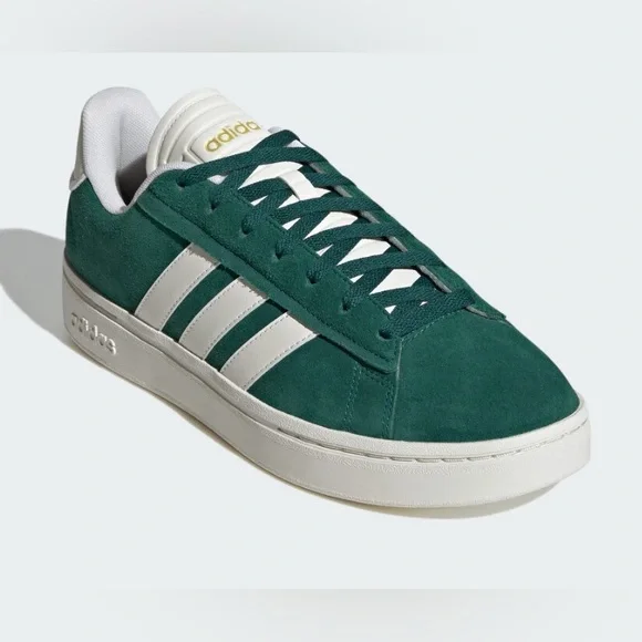 Adidas Grand Court Alpha 00s sneakers - 9 green suede with white stripes - Picture 2 of 11